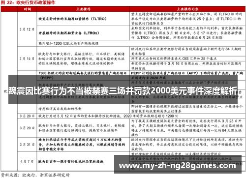 魏震因比赛行为不当被禁赛三场并罚款2000美元事件深度解析 魏震因比赛行为不当被禁赛三场并罚款2000美元事件深度解析